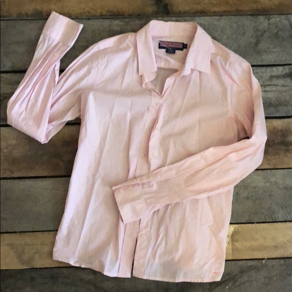 Vineyard Vines Pink Striped Buttondown